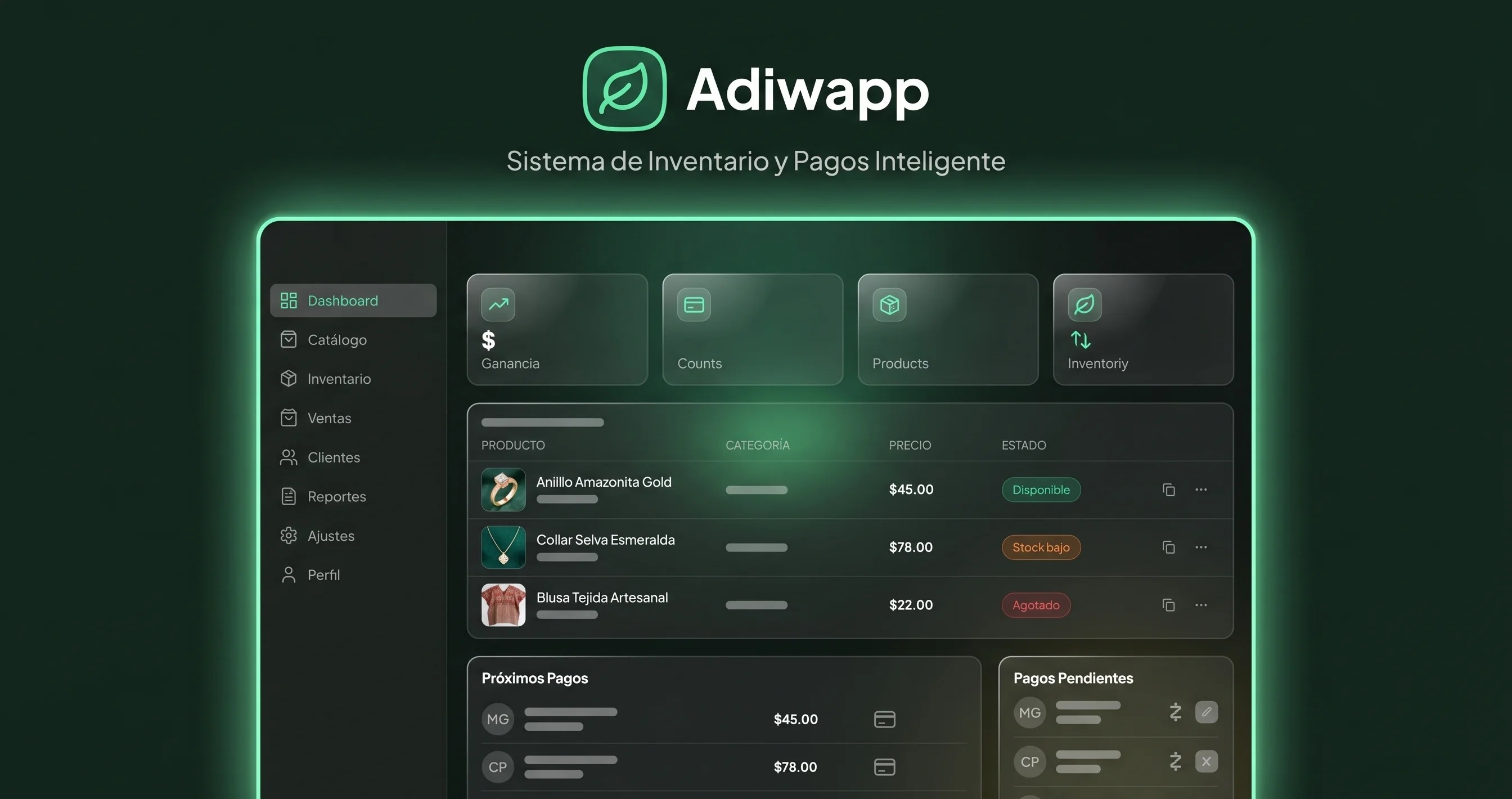 Adiwapp (SaaS de Gestión y Pagos Multi-tenant)