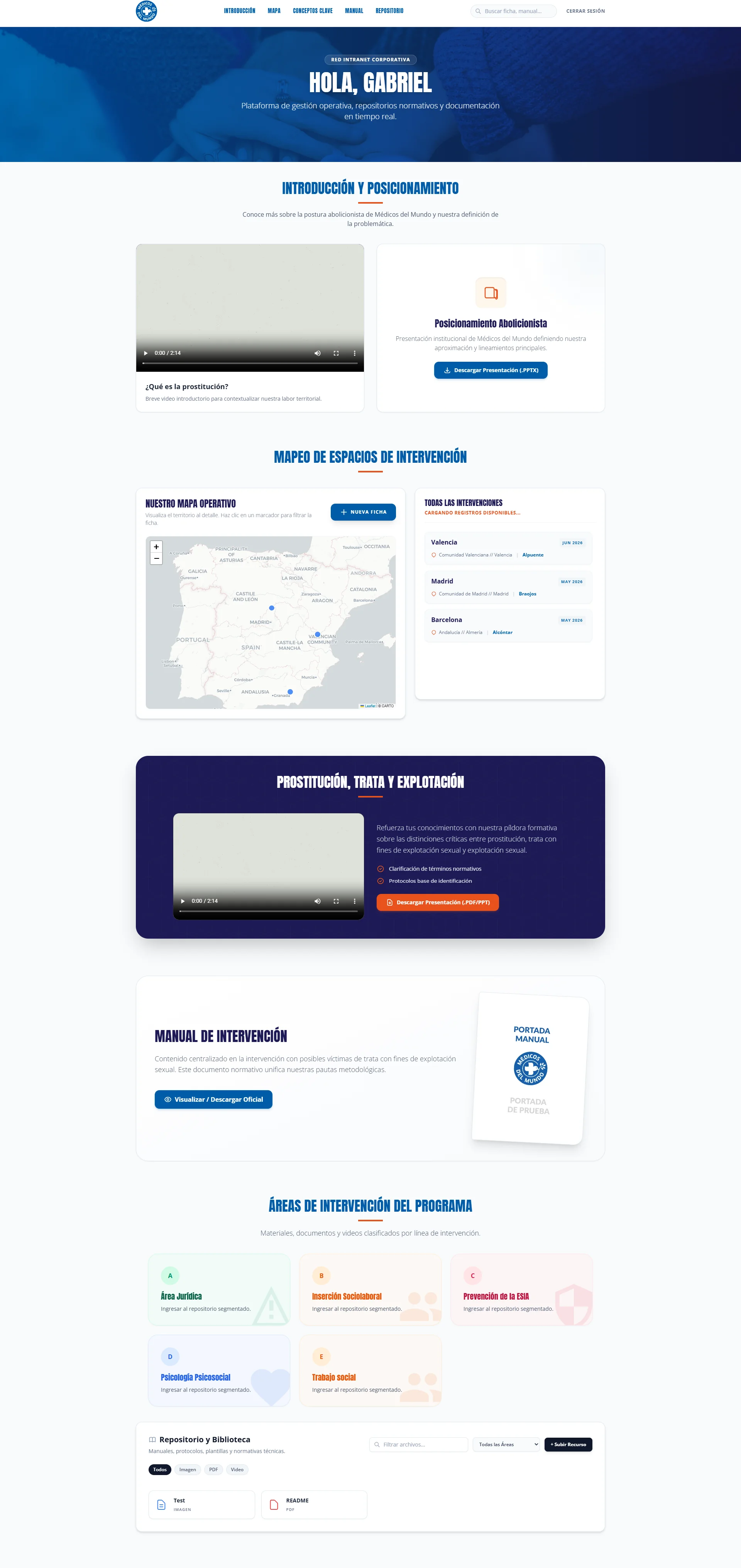 Intranet Corporativa para Cliente Europeo